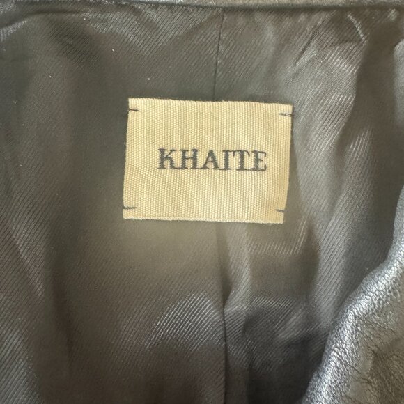 Khaite Grizzo Oversized Leather Collared Jacket - Picture 4 of 10